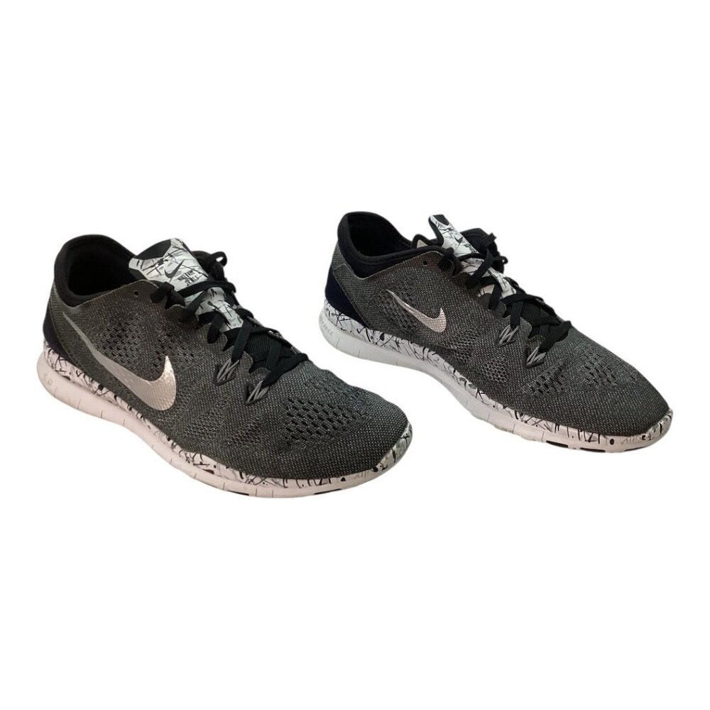 Nike Free 5.0 Tr Fit 5 PRT Fabric Low Top Laceโ Up Running Sneaker - Size 9.5